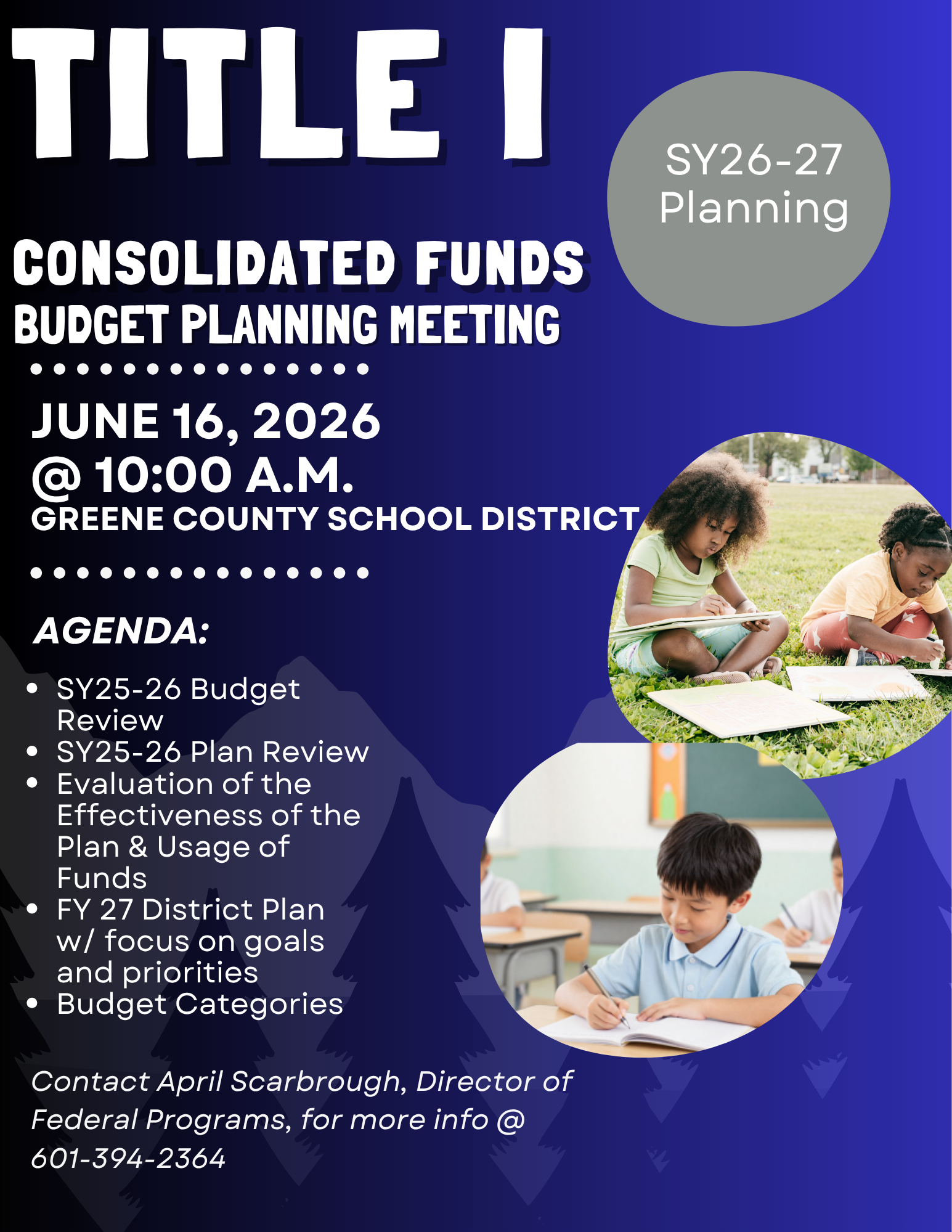 Title I Budget Planning